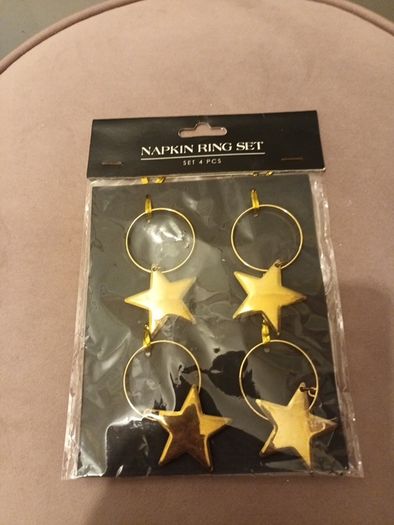 Christmas napkin ring set