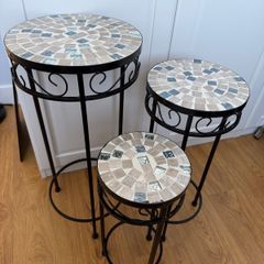 Plant stands x 3