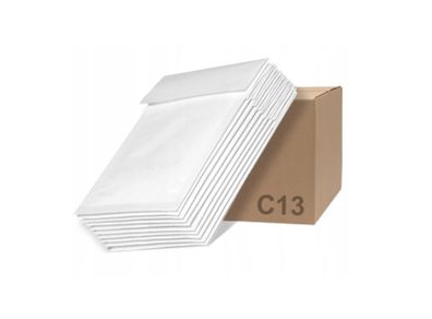 10Pcs C13 white self-adhesive bubble envelope (165x225 mm)