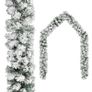 Christmas Garland with Flocked Snow Green 20 m PVC Image 5