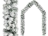 main image for ad Christmas Garland with Flocked Snow Green 20 m PVC