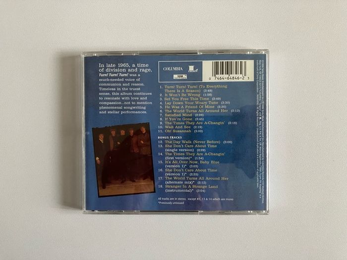 The Byrds Turn Turn Turn CD Remaster NM
