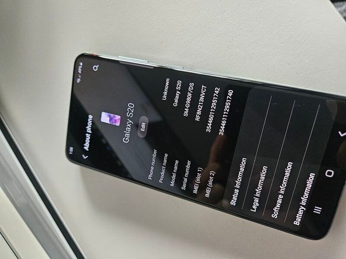 Samsung Galaxy S20 Dual Sim 128GB Cosmic Grey