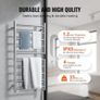 10 Bars Towel Warmer Rack, Wall Mounted Heated Towel Rack for Bathroom, IPX5 Waterpoof Towel Heater Rack with Timer & LED Display Screen Image 4