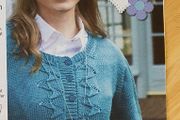 New - A Knitting Pattern  - A Classic Cardigan - E