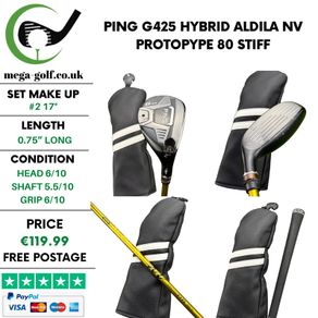 Ping G425 Hybrid / #2 17 Degree / Aldila NV Protopype 80 Stiff