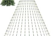 Christmas Tree Lights 2M Ring 400 LED Waterproof USB