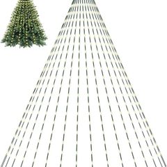 Christmas Tree Lights 2M Ring 400 LED Waterproof USB