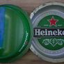 Vintage Heineken Beer Circle Metal Tin Bar Serving Trays Image 3