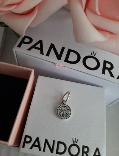 new genuine pandora peace charm