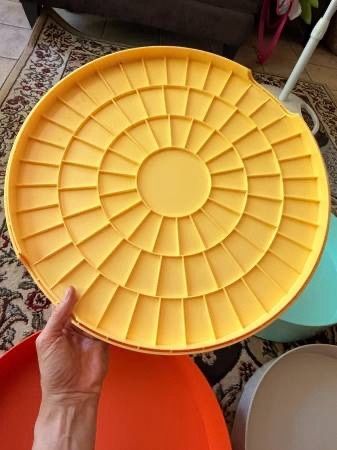 IKEA Vintage PS 2014 Multicolour Plastic Side Table/Kids Storage