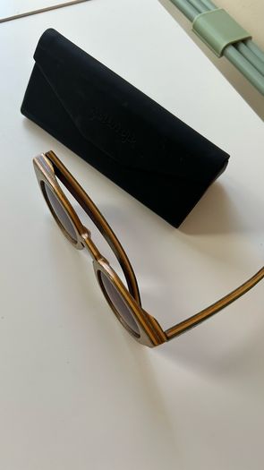 Evoke wood sunglasses