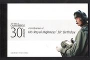 2012 Guernsey Prince William 30th Birthday Commemorative Stamp Booklet Mint Never Hinged (MNH)