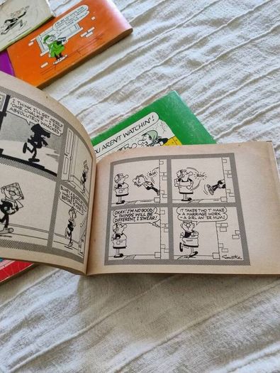 Andy Capp vintage cartoon illustration books x 7 in total 1965 to 1978 in used condition with all pages intact see photos FREE STANDARD POSTAGE INCLUDED