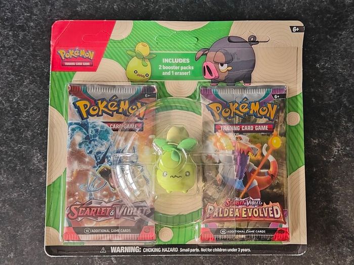 FREE Tracked Shipping. Pokemon Back to School 2023 Smoliv Eraser 2-Pack Blister