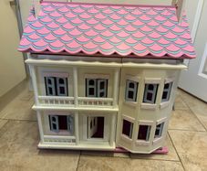 Fully Furnished Wooden Dolls House