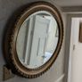 Ornate oval mirror Image 3