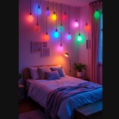 Colour Changing & Dimmable LED Bulb with a Remote Control