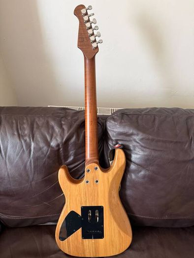 Harley Benton Pro Series electric guitar - silver sparkle