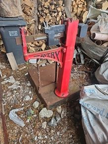 antique machinery Avery weighing scales