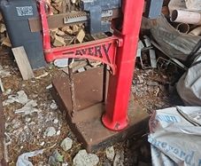 antique machinery Avery weighing scales