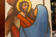 Stations of the Cross, heavy, made of plaster, 1970s, D18