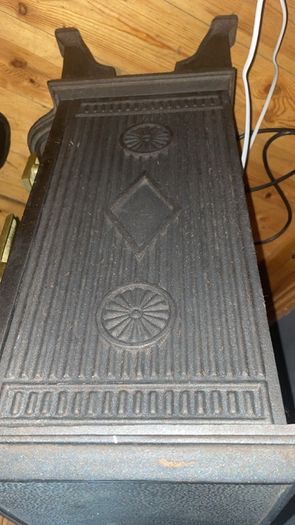 Vintage Cast Iron Style Electric Stove Fireplace Heater