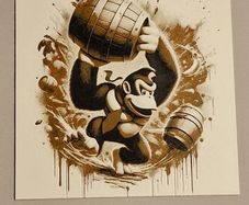 Donkey Kong 3d printed picture