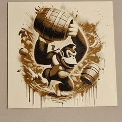 Donkey Kong 3d printed picture