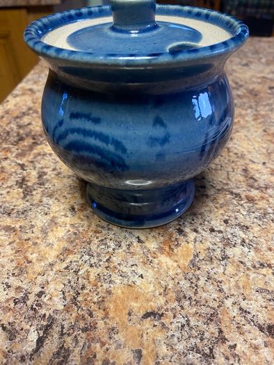 New Agnew Pottery Sugar Bowl/Jam Dish with lid