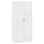 Wardrobe White 90x52x200 cm Image 2