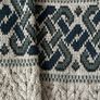 Aran Crafts Celtic Jacquard Zip Sweater | Oatmeal size L Image 4