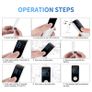 Medical Temperature Infrared Thermometer Forehead Digital Non-contact Thermomete or Finger Blood oxygen saturation Oximeter LED Image 2