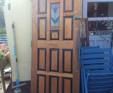 Teak Front Door