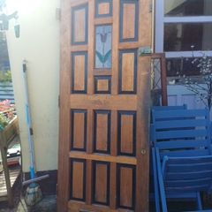 Teak Front Door