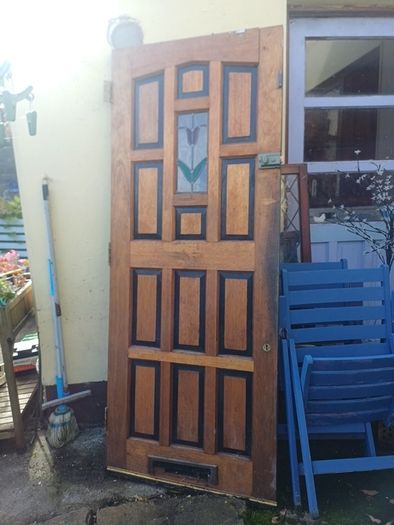 Teak Front Door