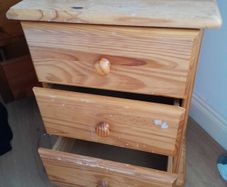 Bedside locker x 1 FREE