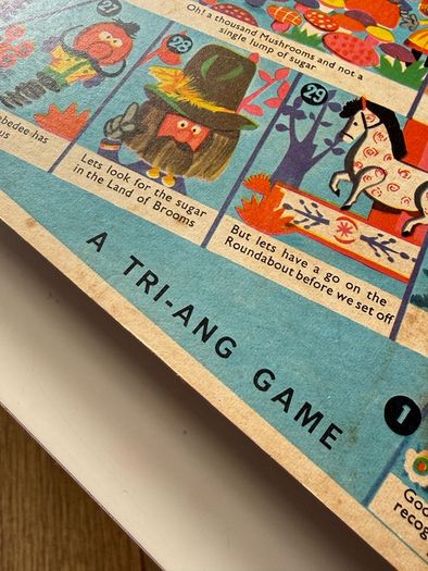 Vintage 1967 Tri-ang Magic Roundabout Game Boxed