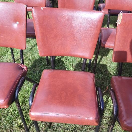 metal framed chairs