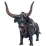 Large Abstract Bull (35cm) - Patinated Bronze Image 4
