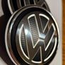 Volkswagen 65mm Centre caps,VW center caps Golf Passat Tiguan T-Roc Transporter 5G0601171B Image 2