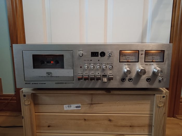 Akai GXC-710D stereo tape deck hifi audio cassete golden era
