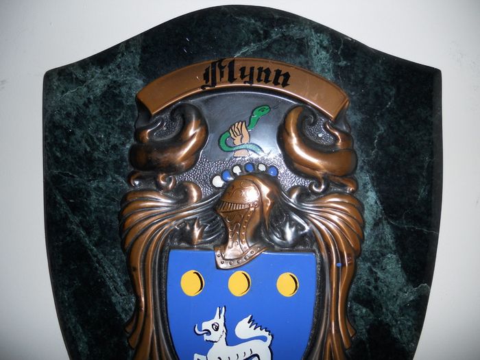 Vintage Coat of Arms , ("Flynn")