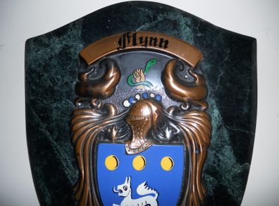 Vintage Coat of Arms , ("Flynn")