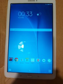 Samsung Galaxy Tab E, Model SM-T560, 8GB plus 8GB SD Card (16GB Total), includes 16 childrens movies for their entertainment