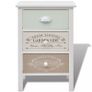 French Storage Cabinet 3 Drawers Wood Image 2