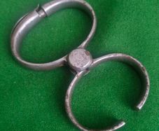 Rare 1891 Blakely Police Nippers/Handcuffs