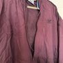 Adidas Originals 3/4 Zip Shell Top - Burgundy/Black Image 6