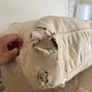 Velvet beige Large Sofa Image 3