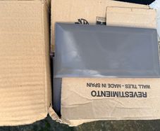 Box Quality dark grey subway wall tiles